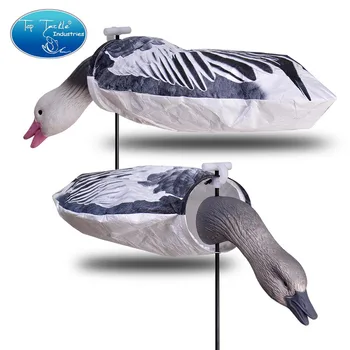 Puncte de vânzare fabrica Pliabil Cap 3D Blue Goose Windsocks Pentru Vânătoare