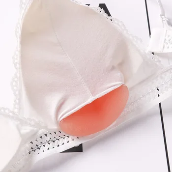 Sexy Silicon Triunghi Costum De Baie Sutien Introduce Tampoane De Push-Up Breast Enhancer Lenjerie De Corp Demontabil Invisable Femei Sutiene