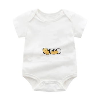GY002 New sosire scur moda Desene animate scrisoare stil baby boy haine cu maneca Lunga Brand nou-născut fete Romper 0-3 luni