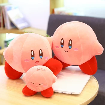 Kirby Steaua Jucării de Pluș Umplute Joc de Desene animate Anime Figura de Pluș Pandantiv Lanț Cheie Papusa Canapea Pernă Decor Acasă Copii Cadou 10-35cm