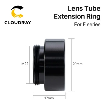 Cloudray Seria E Obiectiv Extensie Tub Inel de CO2 O. D. Lentila 25mm Tub pentru D20 F63.5mm/127mm Obiectiv pentru Masina de debitare cu Laser CO2