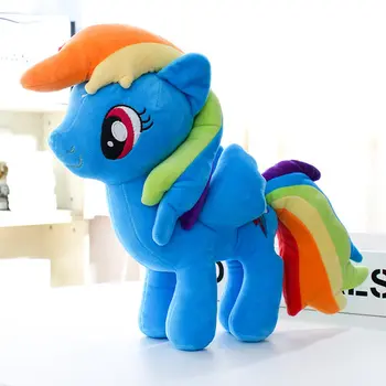 22 - 40cm Micul Meu Ponei Jucărie de Pluș Umplute Papusa Pinkie Pie Rainbow Dash Film&TV Unicorn Jucării Prietenia Este Magic Pentru Fete Cadouri