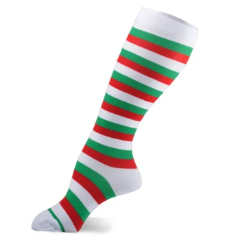 Bărbați Femei Ciorapi De Crăciun Casual Compresie Sosete Lungi Se Întind În Aer Liber Amuzant Elastic Vițel Ciorapi