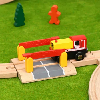 De lemn de cale Ferată de Tren Set Magie Brio Puzzle-uri Jucarii Educative Pentru Copii Cadou de Ziua Electric Trenuri de Jucărie pentru Copii
