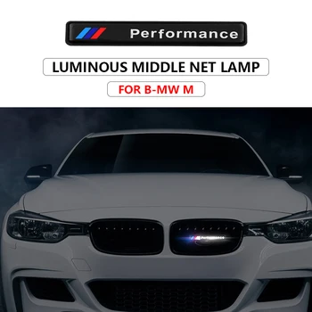 1buc Auto Frontal Capota Grila Emblema, Insigna de Etichetare LED-uri Impermeabil Lumini Decorative pentru BMW M3 M5 M6 X1 X3 X5 E34 E36 E39 E60 E90
