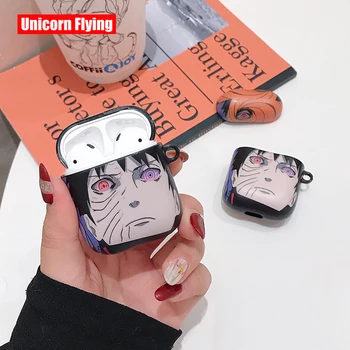 LinXiang Benzi Desenate Japoneze Anime Naruto Uchiha Obito Cască Bluetooth Coperta Moale Caz De Protecție Pentru Apple Airpods 1 2
