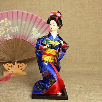 25cm Gheișă Japoneză Păpuși Japoneze Manual Populare de Artă Geisha Papusa Casa Decor Figurine Miniaturale Aleatoare Stil