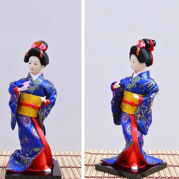 25cm Gheișă Japoneză Păpuși Japoneze Manual Populare de Artă Geisha Papusa Casa Decor Figurine Miniaturale Aleatoare Stil