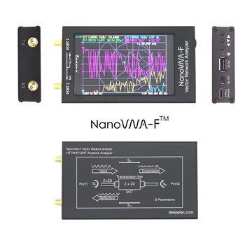 2020 mai Recente 4.3 inch Nanovna-F NANOVNA VHF UHF Antena Analizor de 1.5 GHz Hardware V3.1 Comutator Buton