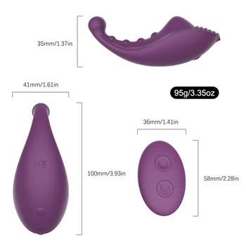 Chilotei Vibrator Fluture Vibratoare jucarii Sexuale sex Feminin Masturbator punctul G, Clitorisul Stimulator de Control de la Distanță Vibratoare pentru Femei