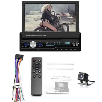 1 DIN Radio Auto Navigatie GPS Auto Multimedia Player Bluetooth Camera retrovizoare Auto Radio, Video, Touch Screen MP5 Player