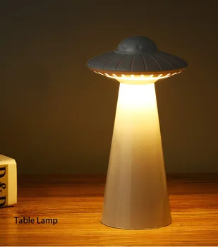 LED lumina de noapte OZN Design USB Reîncărcabilă Copii Lampă de Masă Estompat Lectură Flicker-Free Light Smart Lumina de Noapte Lampă de Noptieră