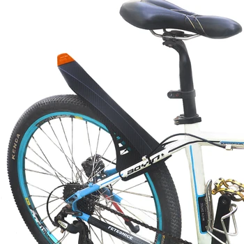 Cele mai recente biciclete aripile de Carbon diagonal de plastic autocolant Reflectorizant apărătoarea de noroi set bicicleta de noroi spate aripa din fata pentru Accesorii de biciclete