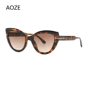 2020 Noua Moda de Lux de Brand Designer Tom Pisica Ochi ochelari de Soare Femei Supradimensionat Cadru de Epocă Ochelari de Soare oculos de sol UV400