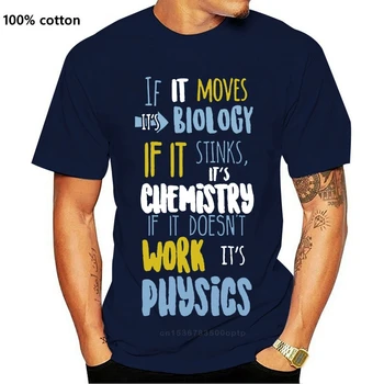 Barbati tricou Amuzant Biologie Chimie Fizică Știința Tricouri Cadouri pentru Femei Mens Classic T Camasa pentru femei T-Shirt, tricouri top