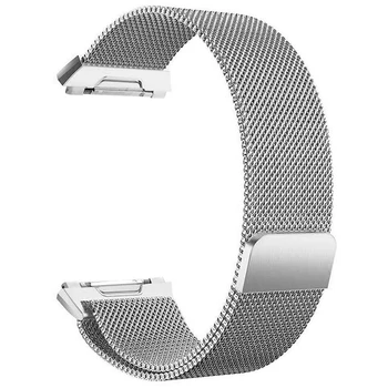 Pentru Fitbit Ionic Benzi Mari De Înlocuire Magnetic Bucla Curea De Mână Din Oțel Inoxidabil Trupa:Argintiu