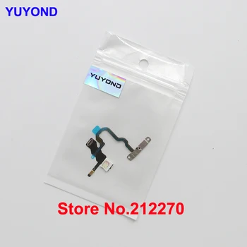 YUYOND Putere Pe Întrerupătorul de Control Butonul de Volum Cablu Flex Pentru iPhone 8 8 Plus X Cu Suport de Metal Asamblare Piese de schimb