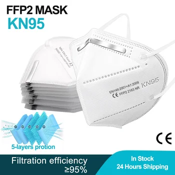 Masca FFP2 Reutilizabile kn95masks Mască de Protecție 5Layers Filtru de aparat de Respirat Maske Praf Gura PM2.5 Masca de Fata ffp2mask Mascarilla