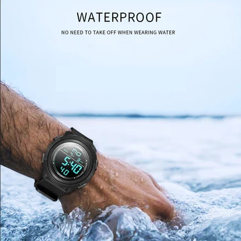 Bărbați Ceas Sport rezistent la apa reloj hombre Led-uri Digitale Ceas Pentru bărbați Luminos Oprire Ceas 1220 Sport Digitale Ceasuri Pentru Barbati