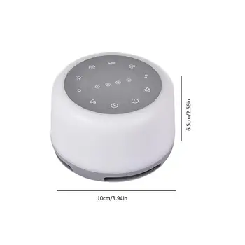 Masina de Zgomot alb USB Reîncărcabilă Închidere Temporizat Somn Mașină de Sunet Pentru Dormit si Relaxare pentru Copilul Adult Birou de Turism