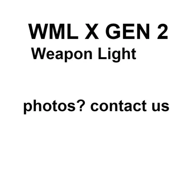 Vânătoare de vedere WML X Tactice Iluminator Versiunea Lungă WM103 Zaklamp Hoge helderheid Wapen Montat Lumina Strobe WML