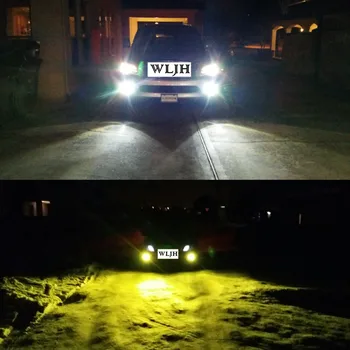 WLJH 2x 30W COB Led H8 Mașină de Ceață Lampă Bec Pentru Chevrolet Cruze, Captiva Sport Camaro Sonic Spark 2013