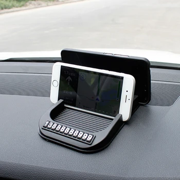 Saltea Anti-Alunecare Cu Numărul de Telefon Mobil gel de Siliciu de Bord Auto Auto Non-alunecare Pad Pentru Prosoape de Hartie Telefon GPS Auto Accesorii Auto