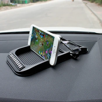 Saltea Anti-Alunecare Cu Numărul de Telefon Mobil gel de Siliciu de Bord Auto Auto Non-alunecare Pad Pentru Prosoape de Hartie Telefon GPS Auto Accesorii Auto