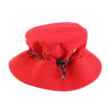 Pălării de vară pentru Bărbați și Femei Pescari Pălării Găleată Pălărie Panama Bob Chapeau Simplu în aer liber Reglabil Soare Capace Turistice Accesorii