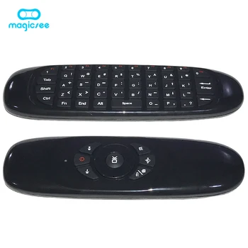 C120 Toate într-un singur 2.4 G mouse-ul de aer Reîncărcabilă, fără Fir de control de la distanță Tastatură pentru Android TV Box Calculator rusă Versiunea în limba engleză