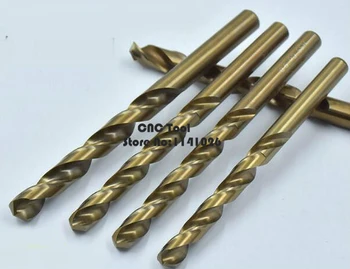 10buc 5.5 mm-8,5 mm HSS-Co Cânepă Flori M35 cu Cobalt Burghiu Special din Oțel Inoxidabil Twist Drill Bits ( 5,5 mm/6.0 mm/7.0 mm/8.0 mm)