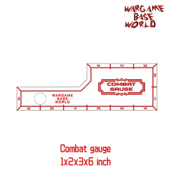 Wargame Baza Mondială de luptă ecartament - măsura scule - Lupta-ecartament-1x2x3x6 inch