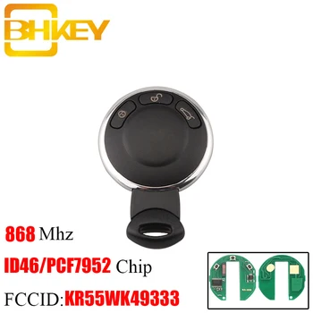 BHKEY 315Mhz/433Mhz/868Mhz Telecomanda cheie Auto Pentru BMW KR55WK49333 ID46/PCF7952 Chip Pentru BMW Mini Cooper 2007-Masina breloc