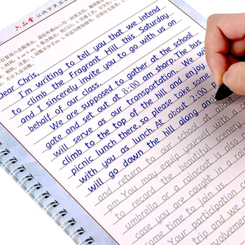 Liu Pin Tang 3pcs Hengshui Scris în limba engleză caiet de Caligrafie pentru Copii Adulți Exerciții de Caligrafie Practică Carte libros