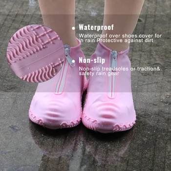 Capac Anti-alunecare Pentru Pantofi Accesorii Unisex Reutilizabile Bărbați Ploaie Acoperă Femei Pantofi pentru Copii Acoperă Impermeabil Pantof Acoperă Galosi