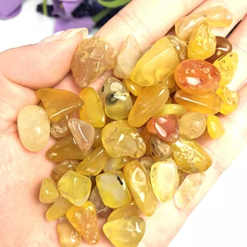100g Naturale Citrin pietriș piatră brută Piatră de Cuarț de Cristal Mineral vindecare Specimen Rezervor de Pește Garden home Decor