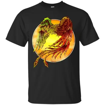2020 Maneci Scurte O-Gât în Creștere Phoenix T-shirt, Art Tricou Barbati Unisex din Bumbac Tricou