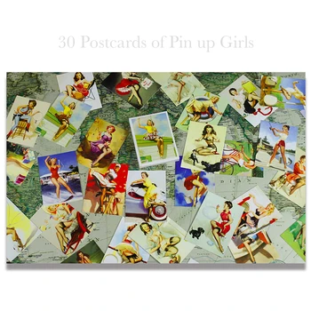Gil ELvgren Pin Up Fata Vrea Afaceri de cărți Poștale de Felicitare Cadou Invitatie la Petrecere de Ziua de carte Poștală Set 30 buc Decor Cadou