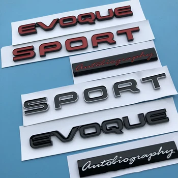 DIY Litere Emblema, Insigna pentru Range Rover SV Autobiografia EVOQUE SPORT HSE Styling Auto Retehnologizare Mijlocul Capota Portbagaj Logo-ul Autocolant