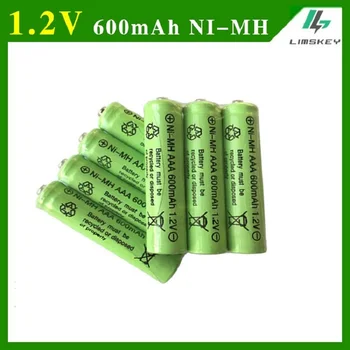 3pcs/lot AAA 1.2 V 600mAh Quanlity Acumulator AAA NI-MH 1.2 V Reîncărcabilă 3A Baterie Baterias Bateria AAA 3*baterie Aa