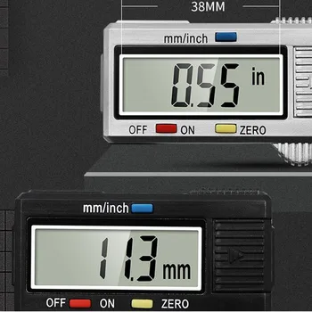 Compsum150mm 6 Inch LCD Digital Electronic Șubler cu Vernier Gauge Micrometru Instrument de Măsurare
