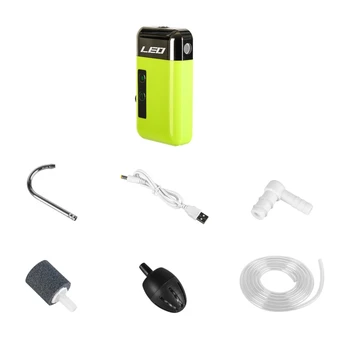 În aer liber, Pescuit Oxigenare Pompa de Aer USB Senzor Inteligent de Apă Pompă de Oxigen Portabil Inteligent Inducție Lumină LED-uri