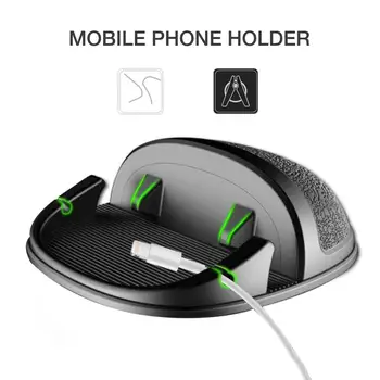 Telefon mobil Masina de Suport de Telefon de Bord Desktop Silicon Suport Antialunecare Stocare de Navigare Stand pentru iPhone Smartphone Android