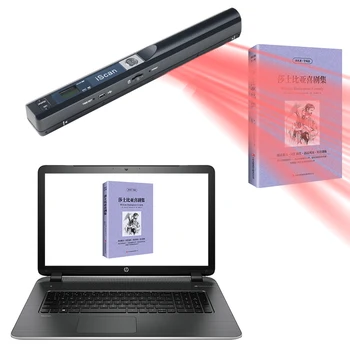 Portabil Mini Scanner Digital A4 iScan Handheld Scanner Stilou HD 900DPI Display JPG/PDF Format Imagine Document A4 Scanner