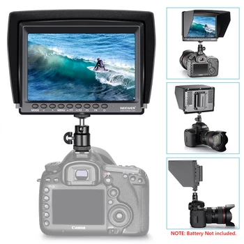 Neewer F100 7-inch 1280x800 Ecran IPS Camera Domeniul suport Monitor 4k de intrare Video HDMI Pentru DSLR aparat Foto Mirrorless SONY A7S II