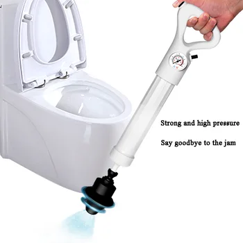 BEEMSK toaletă curățitor de Înaltă Presiune a Pompei de Toaletă Pistoane de Aer puternic de Energie Blaster pistol de Scurgere a Bloca Draga instrument pentru Bucatarie