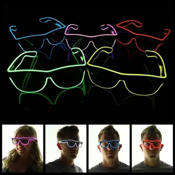 Ochelari de Soare luminos, cu lumina-cadru pentru baterii UV400 părți led diverse Culori