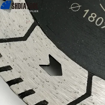 SHDIATOOL 1 buc 180mm Diamond Dual Grindng Disc M14 de Văzut Lama Pentru Marmura Beton 7