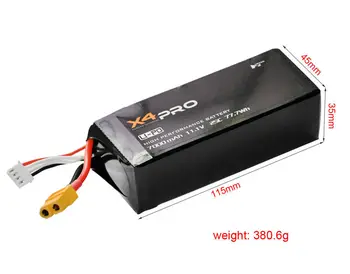 11.1 V 7000mAh Hubsan X4 PRO Lipo Baterie (H109S Baterie ) baterie piese de schimb accesorii de înaltă calitate