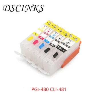 IGP-480 CLI-481 Refillable Cartuș de Cerneală pentru Canon Pixma TS6140 TR7540 TR8540 TS704 TS6340 TS8140 TS9140 TS8340 5color sau 6color